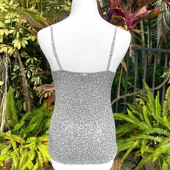 Express Silver Sequin Camisole - Picture 5 of 7